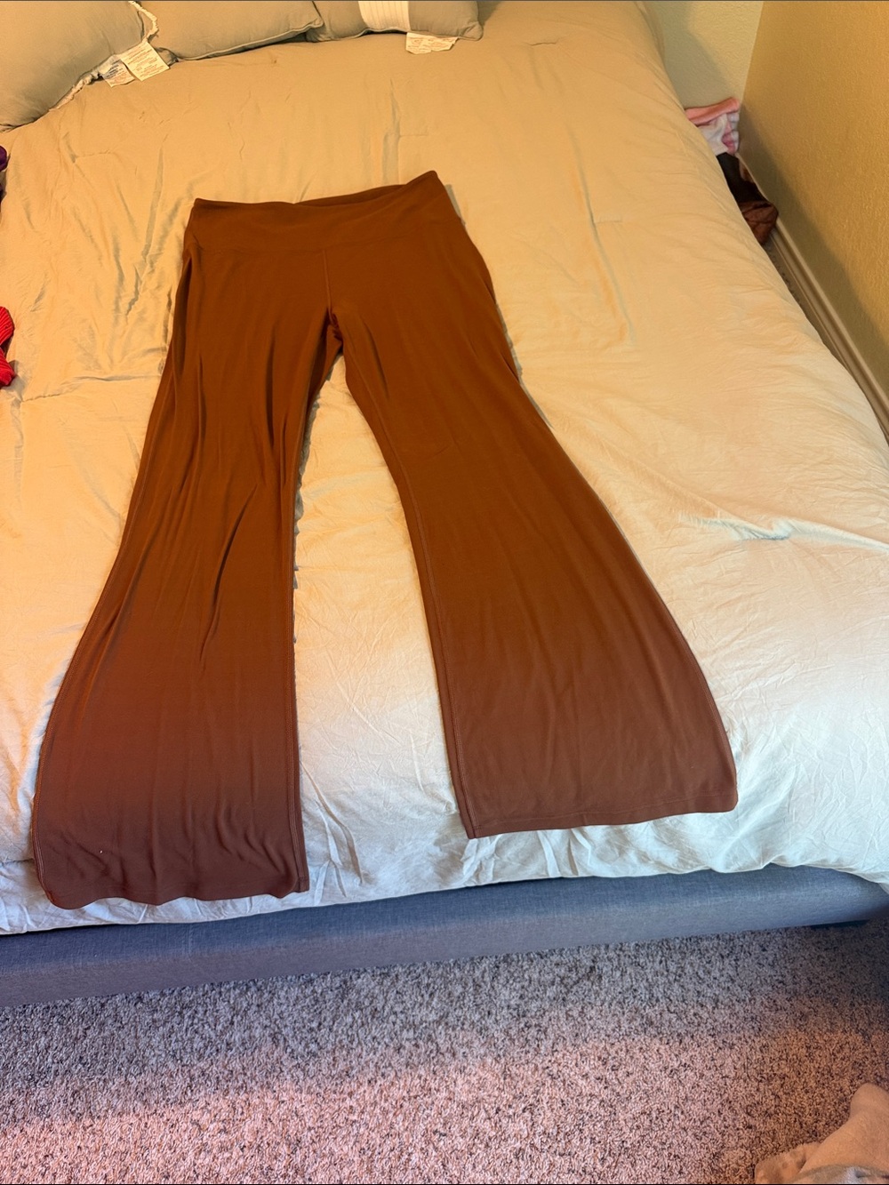 lululemon Brown Flare High-Waist leggings